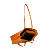 Flaviana Borsa a tracolla unisex Vera pelle 9117-NERO BLACK Gave Lux