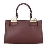 Noel Borsa a mano da donna Vera pelle 04265-D54 BORDO SCURO DARK BORDEAUX Gave Lux