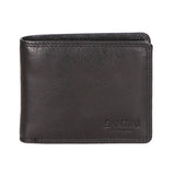Portafoglio unisex vera pelle Made in Italy Vacchetta Ingrassata SN1828347-BLACK Santini Firenze