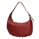 Licia Borsa a spalla da donna Vera pelle 06512-ROSSO SCURO Gave Lux