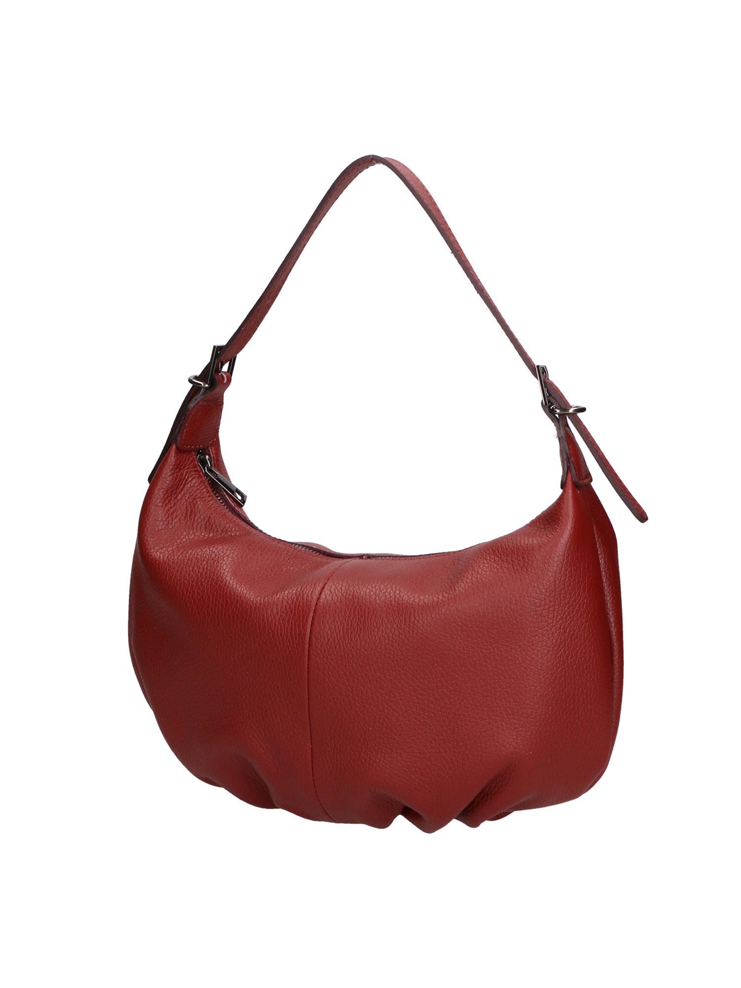 Licia Borsa a spalla da donna Vera pelle 06512-ROSSO SCURO Gave Lux