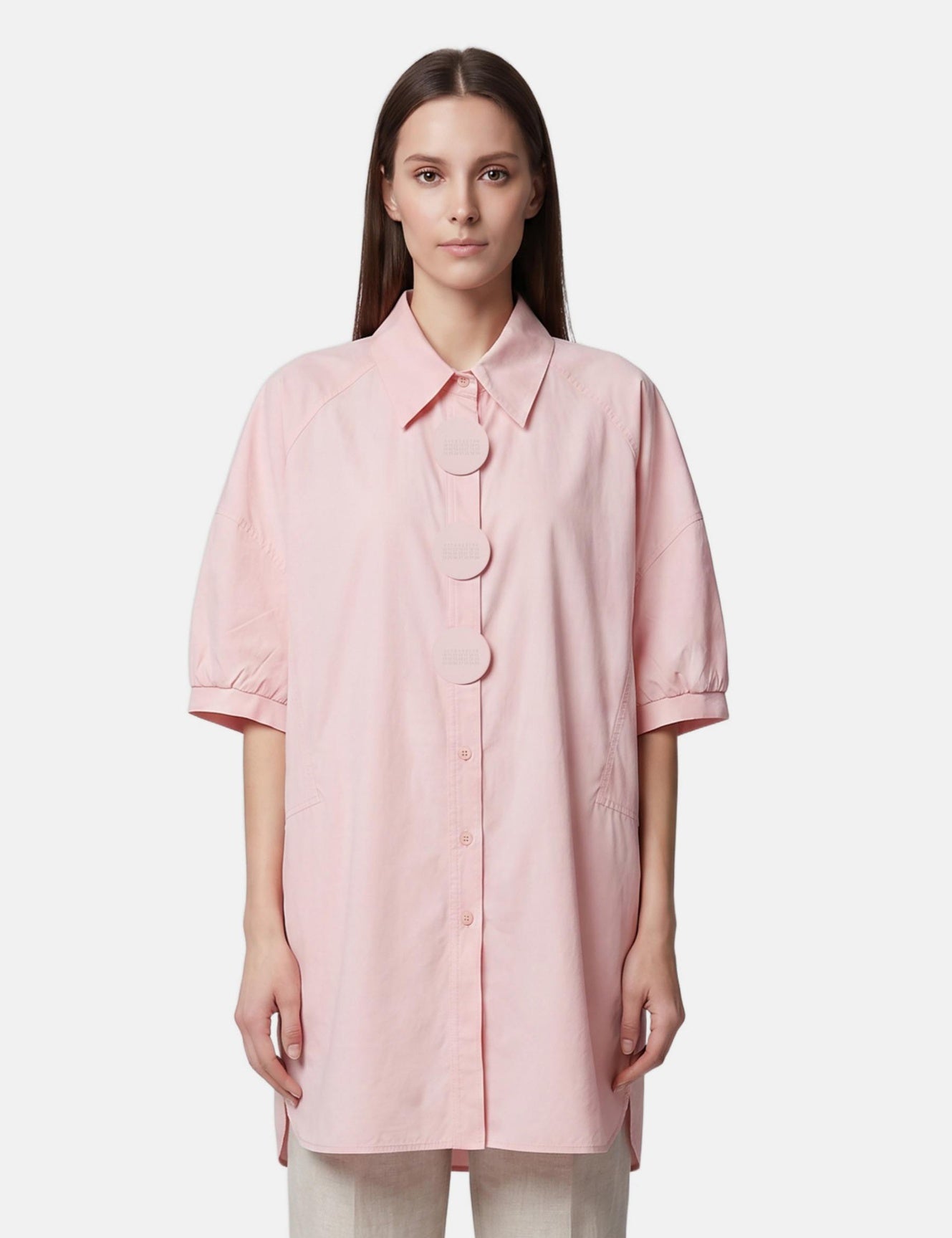 Vestito in Cotone Rosa