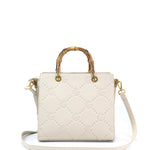 Borsa a mano da donna 100% pelle vegana PU GGB019CRM Gabriella G Firenze