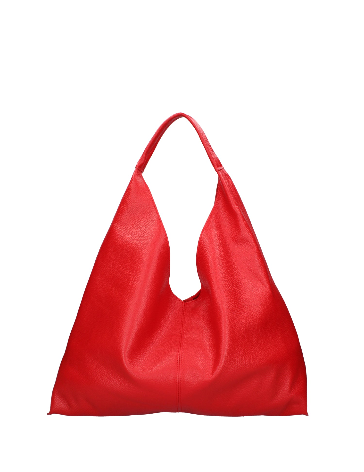 Borsa a mano da donna 100% vera pelle 07209-D58 ROSSO FUOCO Roberta Rossi