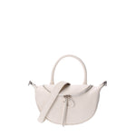 Mae Borsa a mano da donna Vera pelle 07142-D37 LATTE Viola Castellani