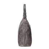 Elisamaria Borsa a spalla da donna Vera pelle 80055-GRIGIO Gave Lux