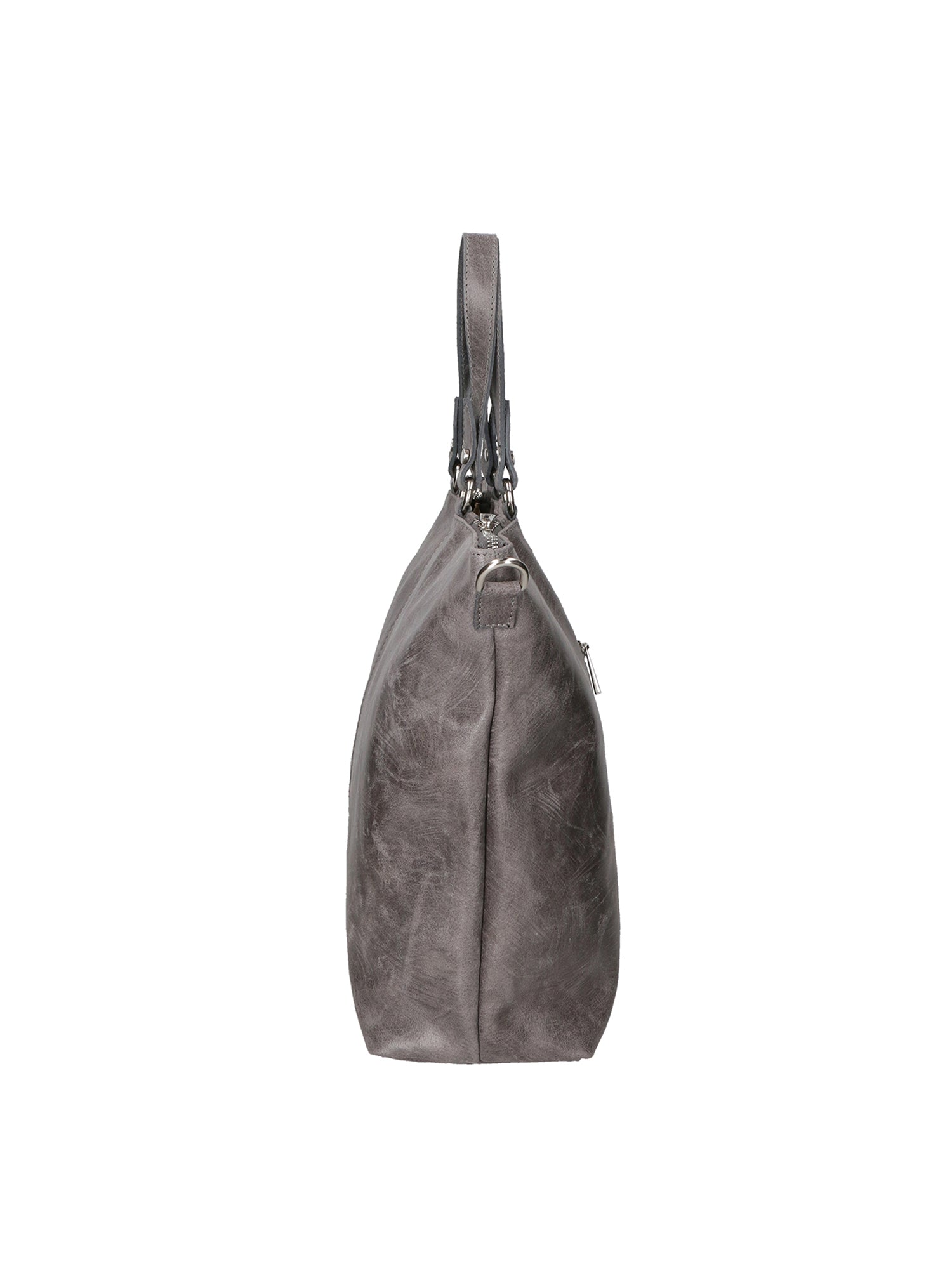 Elisamaria Borsa a spalla da donna Vera pelle 80055-GRIGIO Gave Lux