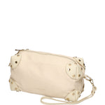 Borsa a tracolla da donna 100% pelle MYB-7013-SS-TAPIOCA 21+P602 BEIGE My Best Bag