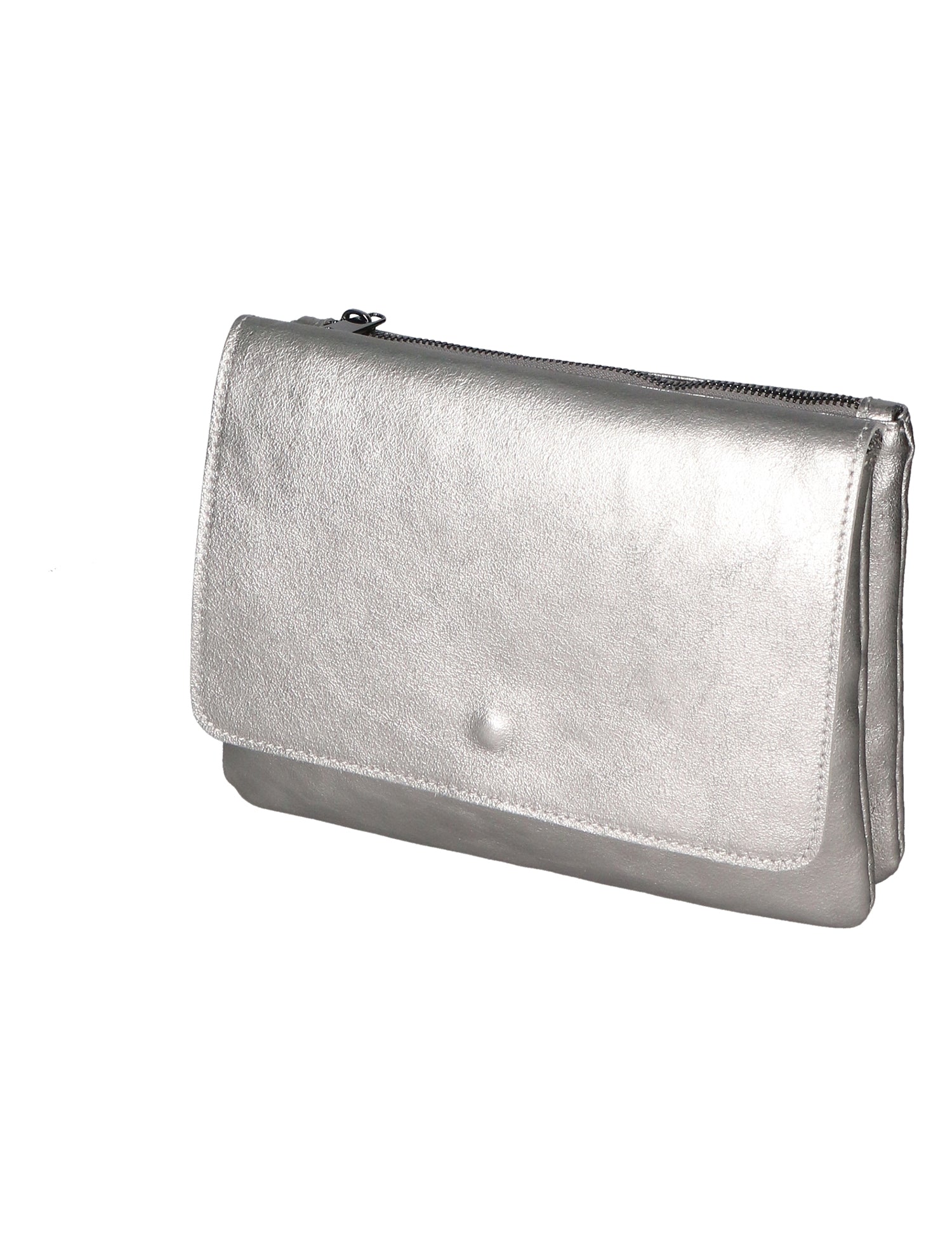 Angelica Pochette da donna Vera pelle 05413-L002 ARGENTO SCURO Gave Lux