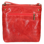 Carmen Borsa a tracolla da donna Vera pelle 10034-ROSSO Gave Lux