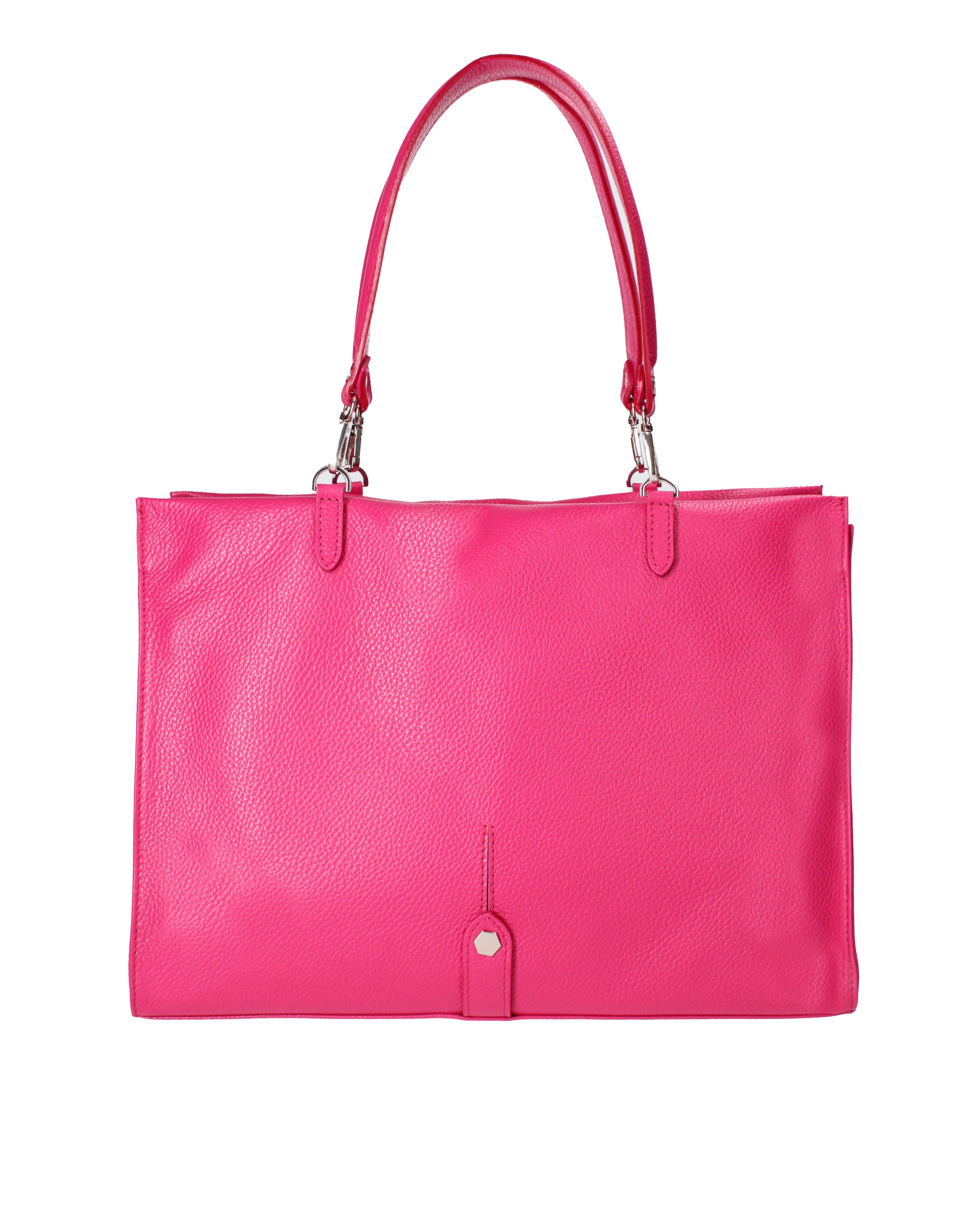 Borsa a mano da donna 100% vera pelle 07138-D02 FUXIA Roberta Rossi