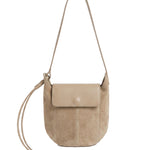 Borsa a Tracolla in Dollaro Leather Giallo