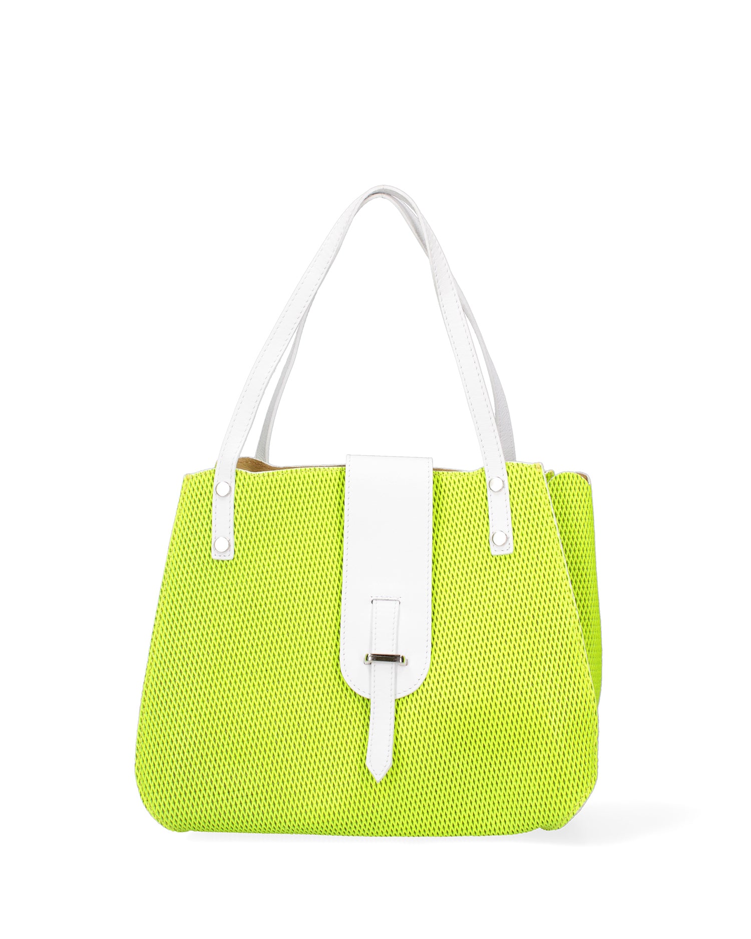 Palermo Borsa a spalla da donna Vera pelle 697756-GIALLO Gave Lux