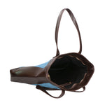 Borsa a mano da donna Pelle e Camoscio MYB-6023-FW-07012 CARTA ZUCCHERO My Best Bag