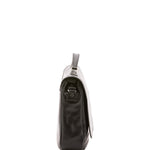 Borsa a mano unisex in vera pelle Made in Italy 4576-NERO Alessia Firenze