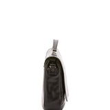 Borsa a mano unisex in vera pelle Made in Italy 4576-NERO Alessia Firenze