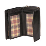 Portafoglio unisex in vera pelle Made in Italy SN2827847-BLACK Santini Firenze