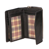 Portafoglio unisex in vera pelle Made in Italy SN2827847-BLACK Santini Firenze