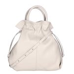 Giada Borsa a mano da donna 100% pelle 05837-D86 GRIGIO PERLA Gave Lux