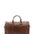 Borsa da viaggio unisex in vera pelle 100% cotone 4039-TESTA DI MORO Alessia Firenze