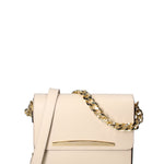 Borsa a tracolla da donna Vera pelle ruga JR-W-1126RU-BONE-GOLD John Richmond