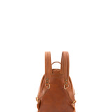 Zaino unisex in vera pelle 100% cotone 4460-MIELE Alessia Firenze