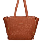 Valoria Pro Borsa a spalla da donna 100% poliuretano B16890GR-MARRONE Braccialini