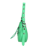 Galatea Borsa a spalla da donna Vera pelle 05708-D100 VERDE Gave Lux