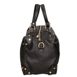 Borsa a mano da donna 100% pelle artigianale MYB-6012-FW-NERO+P636 NERO My Best Bag