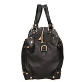 Borsa a mano da donna 100% pelle artigianale MYB-6012-FW-NERO+P636 NERO My Best Bag