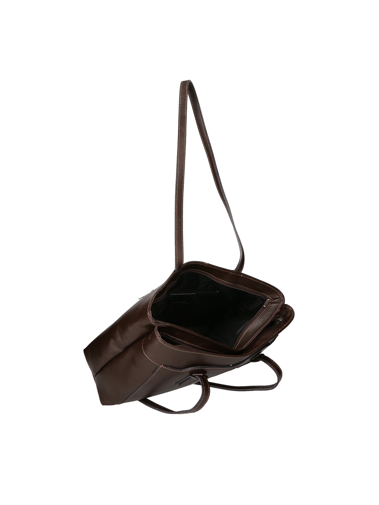 Flaviana Borsa a tracolla unisex Vera pelle 9117-NERO BLACK Gave Lux