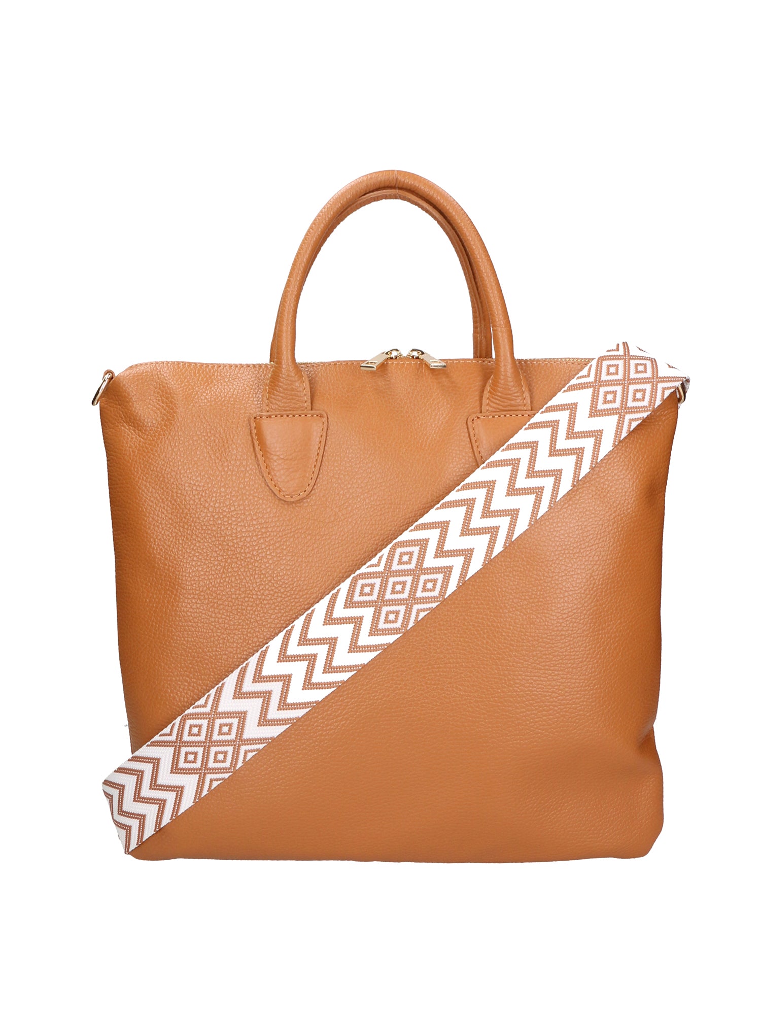 Ginny Borsa a spalla da donna Vera pelle 05981-D44 CUOIO COGNAC Gave Lux