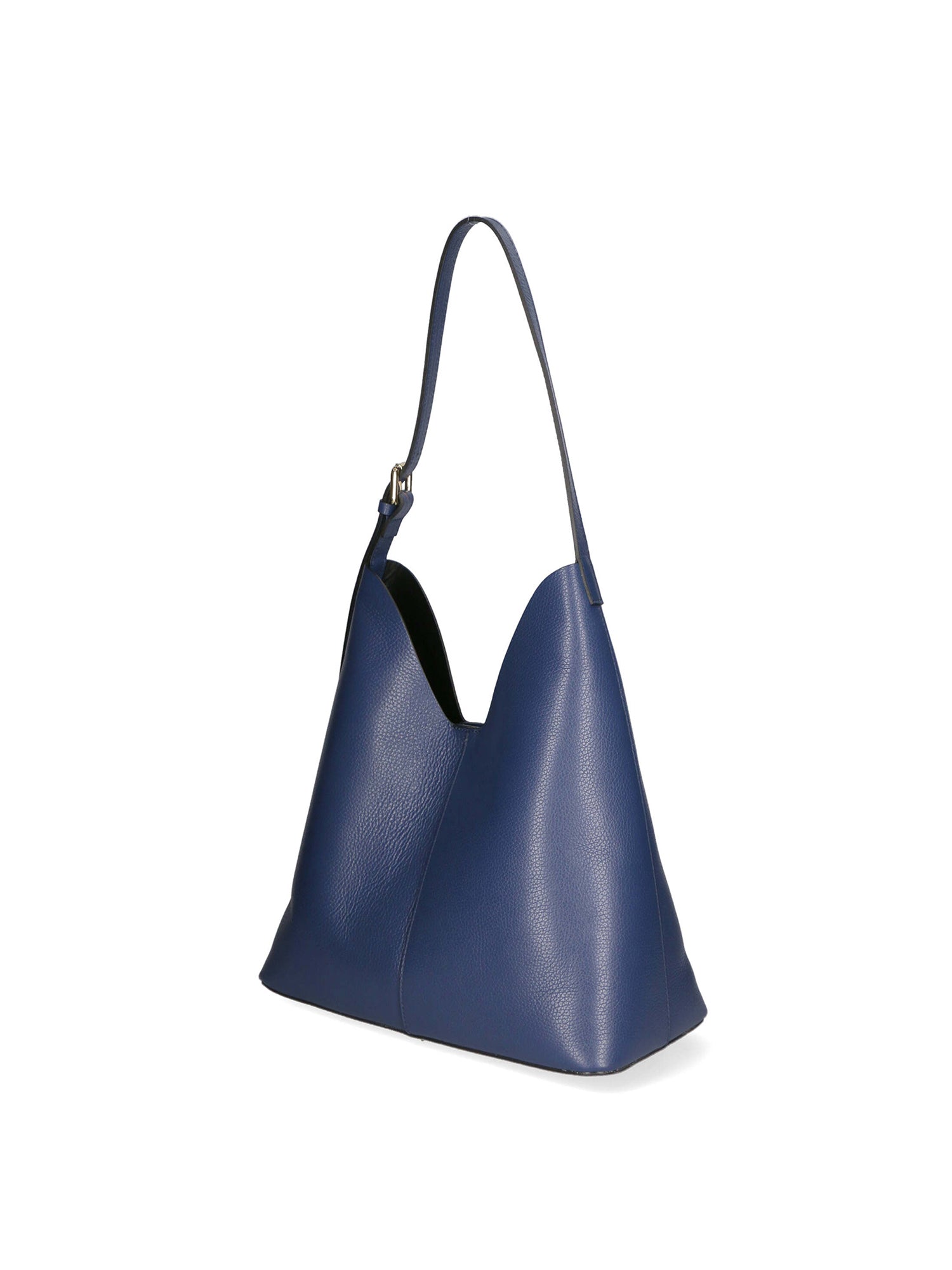 Lucetta Borsa a spalla da donna Vera pelle 04513-BLU JEANS D24 Gave Lux