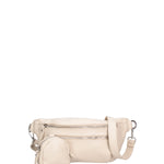Marsupio da donna in vera pelle 100% pelle 07240-D37 LATTE Roberta Rossi