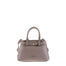 Borsa a Mano in Vera Pelle Taupe Pierre Cardin