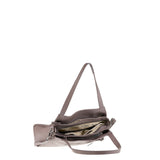 Borsa a Spalla in Vera Pelle Taupe