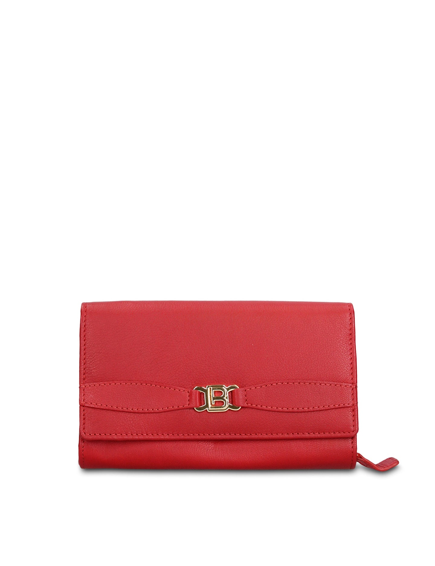 Portafoglio in Vera Pelle Rosso