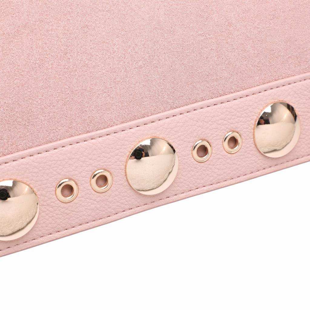 Borsa a Tracolla in Pelle Vegana Rosa