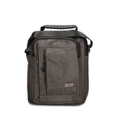 Borsa a Tracolla in 100% Pu Vegan Leather Grigio