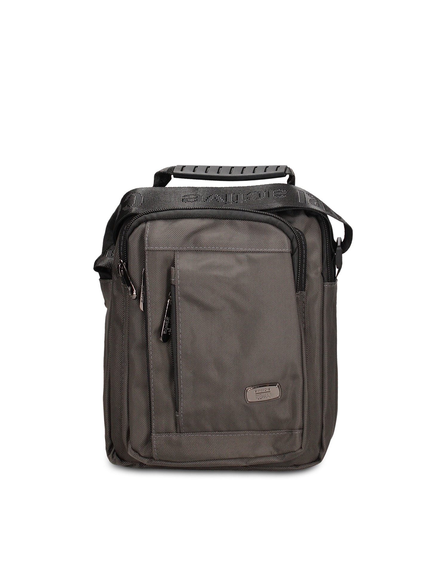Borsa a Tracolla in 100% Pu Vegan Leather Grigio