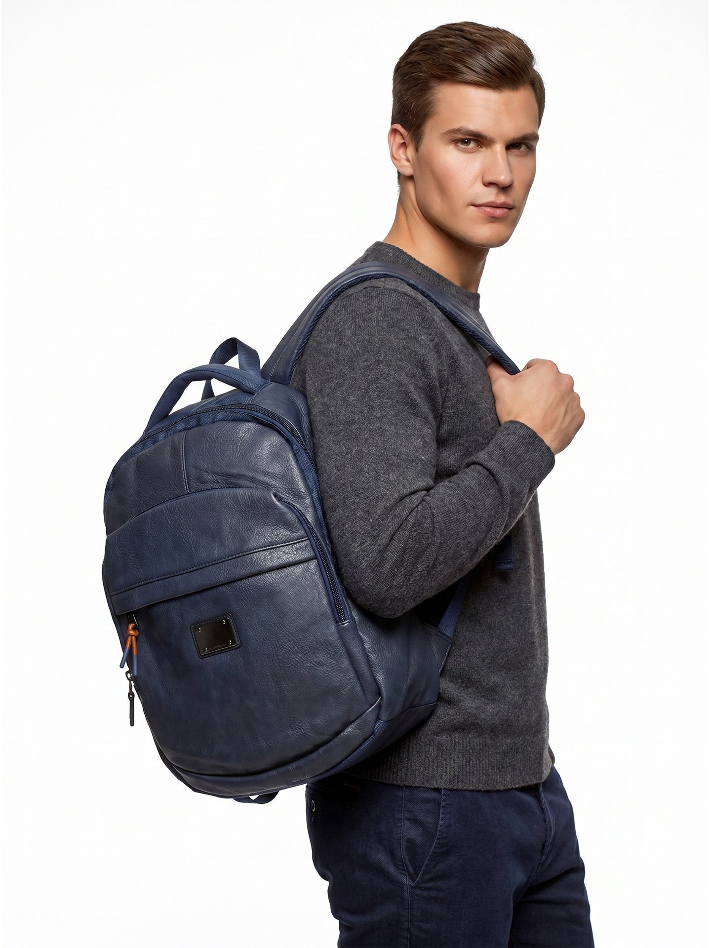 Zaino in Poliestere 100% Blu