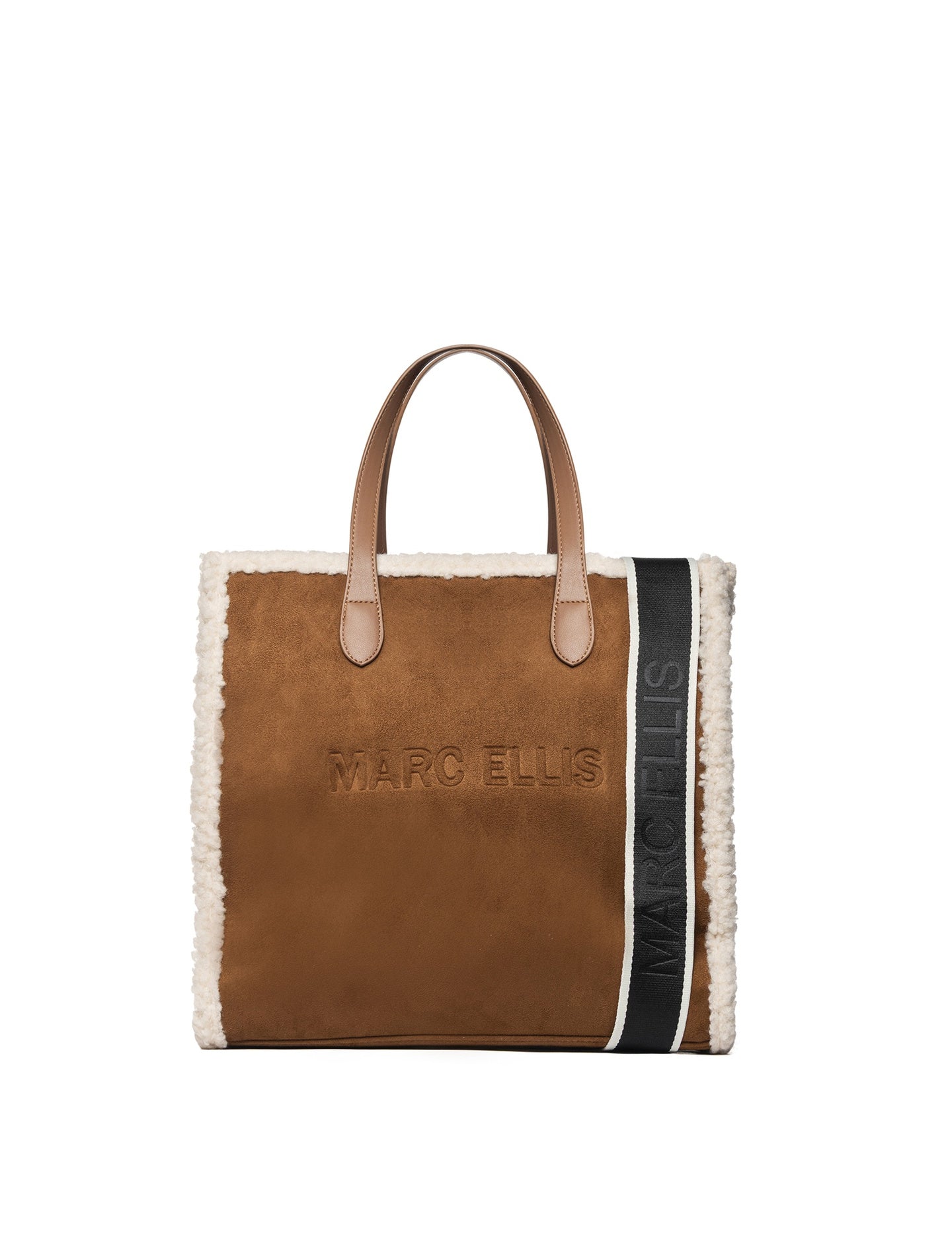 Buby Suede L Borsa a spalla | Cuoio Scuro | Marc Ellis