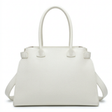 Borsa a Tracolla in Poliestere Bianco