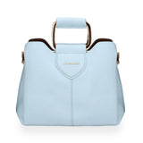Borsa a Mano in Pelle Vegana Azzurro Pierre Cardin