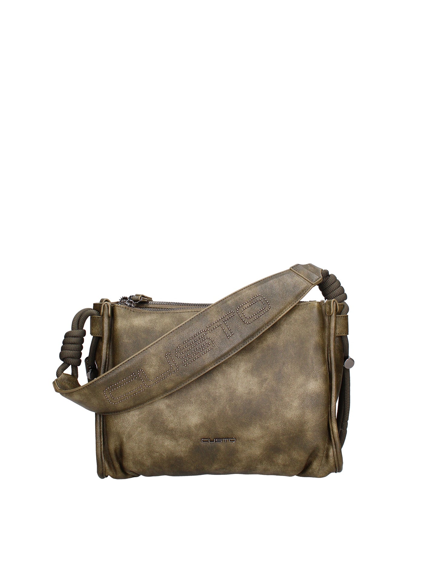 Borsa a tracolla CUSTO - Verde scuro