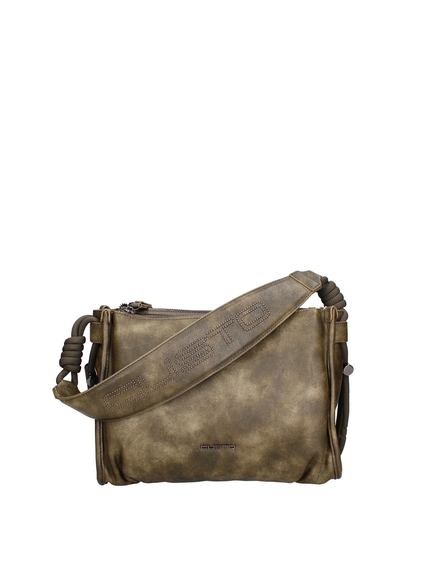 Borsa a tracolla CUSTO - Verde scuro