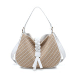 Borsa a Tracolla in Poliestere Bianco Kassandra
