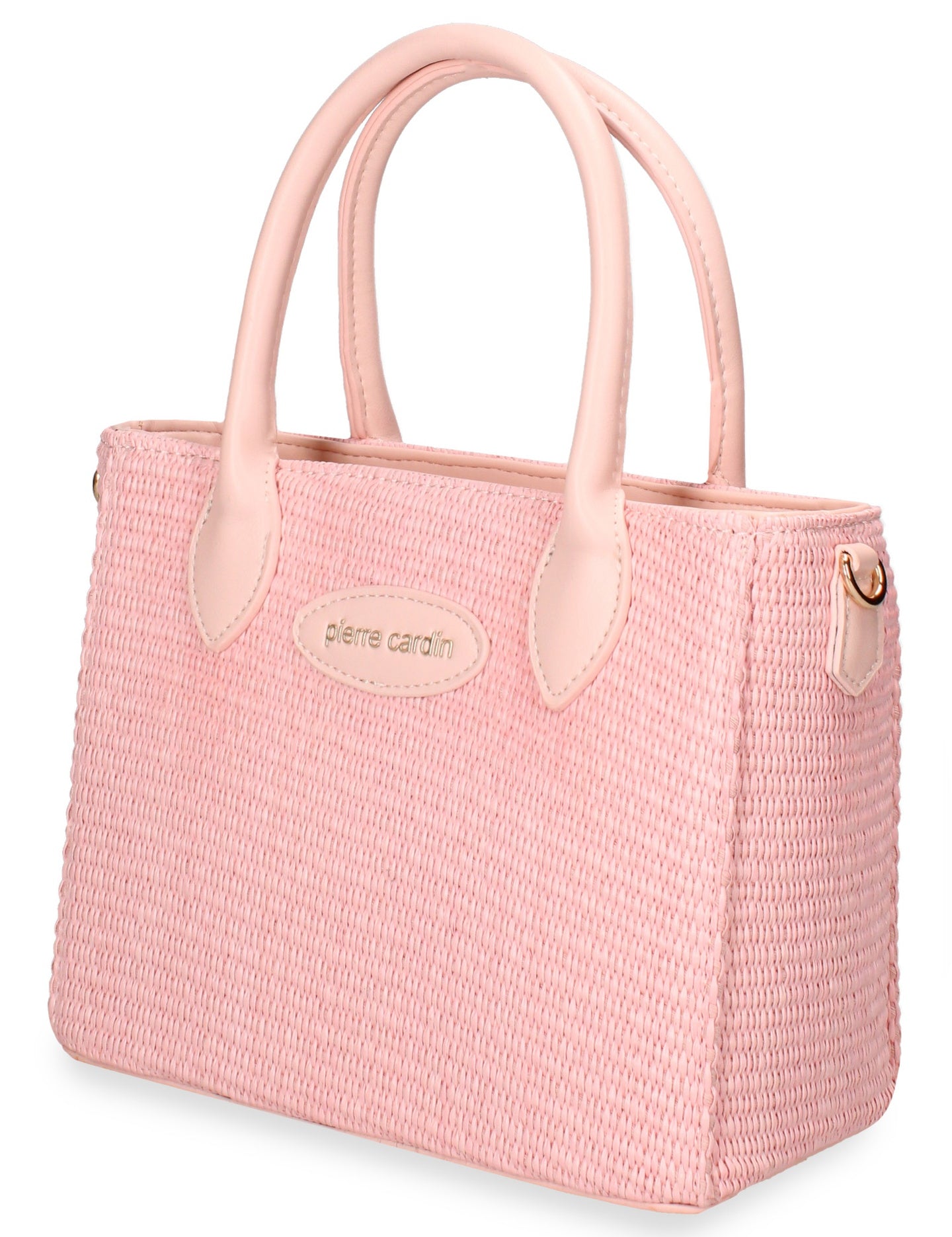 Borsa a Mano in Pelle Vegana Rosa