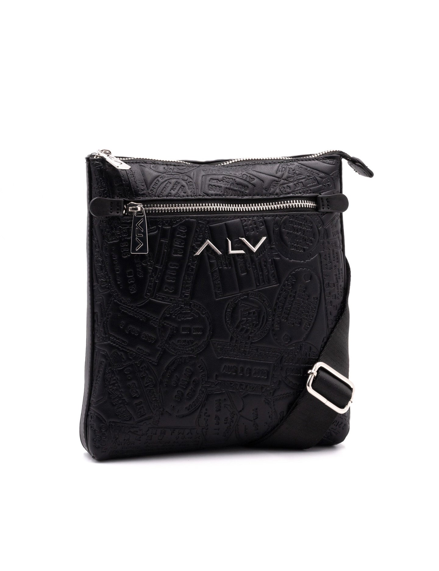 ALV Damen-Schultertasche – Schwarz