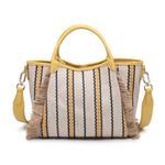 Borsa Shopper in Cotone Giallo